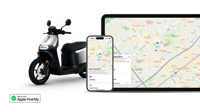 Gogoro to integrate Apple Find My Network into specific new Smartscooters® including the new Gogoro CrossOver S in the coming months to allow owners to locate their Smartscooter via the Find My app.