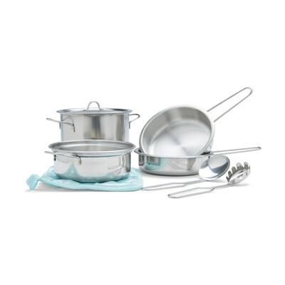 8-Piece Stainless Steel Cookware Play Set, $29 (CNW Group/The Bay)
