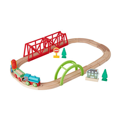 30-Piece Wooden Train Set, $19 (CNW Group/The Bay)