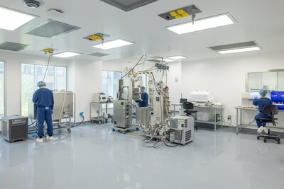 Wheeler Bio’s stunning, purpose-built CGMP facility at ‘The Zig’ features 50L and 500L scale drug substance production.  Wheeler’s Portable CMC™ development and manufacturing platform supports up to 32 rapid IND filings per year.