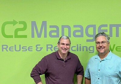 TERRA CEO Steve Napoli (left) and C2 Management CEO Chris Hansen (right) at C2 Headquarters in Berryville, Virginia. C2 was a founding member of TERRA and is looking forward to regional sponsorship of the "Done With It" program.