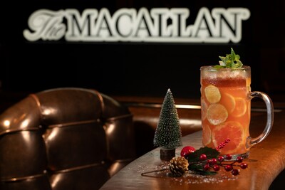 The Macallan Whisky Bar & Lounge will offer a one-liter giant cocktail — the Aomon Mule