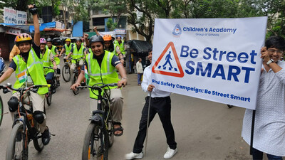 Road safety rally in Malad