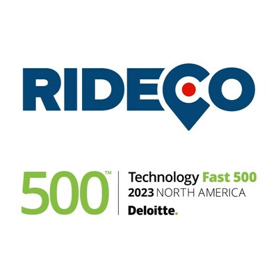 RideCo Ranked 49th Fastest Growing Company in North America in the 2023 Deloitte Technology Fast 500TM (CNW Group/RideCo Inc.)