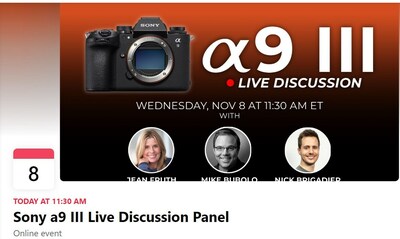 LIVE: Sony a9 III Camera Discussion