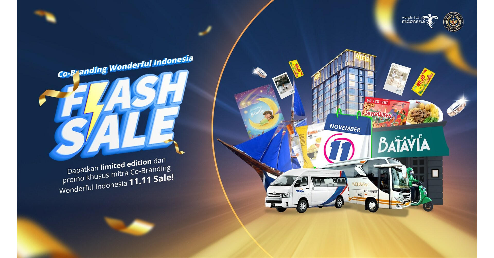 CoBranding Wonderful Indonesia 11.11 Flash Sale Langkah Menuju