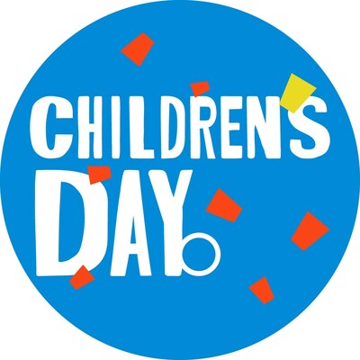 Children day cartoon silhouette icon Royalty Free Vector