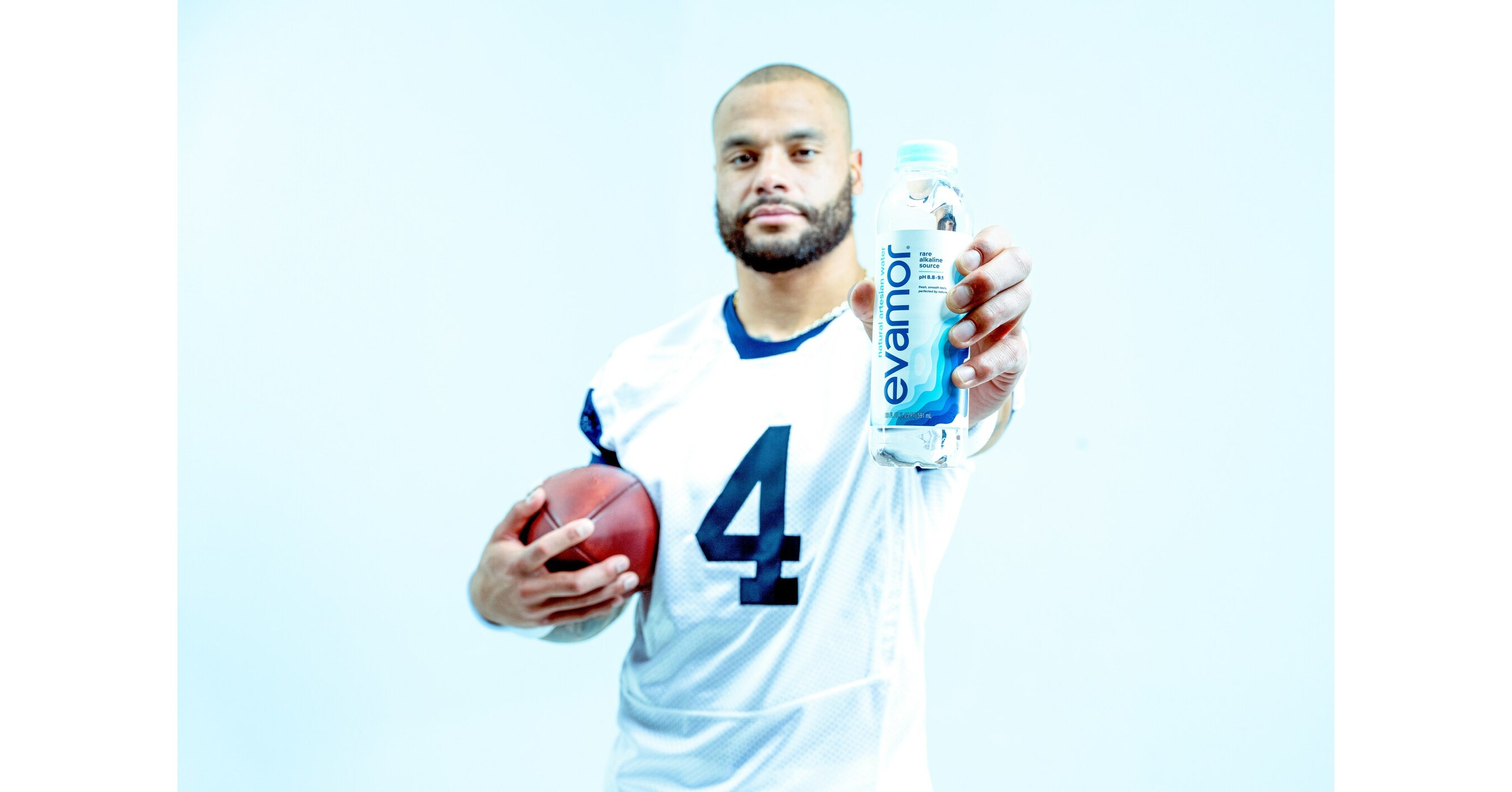 evamor Water Announces Partnership with Dak Prescott, Dallas Cowboys  Quarterback