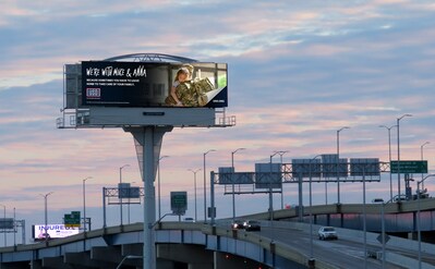 The United Service Organizations (USO) and Clear Channel Outdoor are partnering again on a nationwide digital out-of-home media campaign that encourages public support for U.S. military service members and their families.