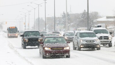 Now is the time to get your winter tires installed, check your car battery and stock your car with an emergency kit with all the essentials needed for the winter months. (CNW Group/CAA South Central Ontario)