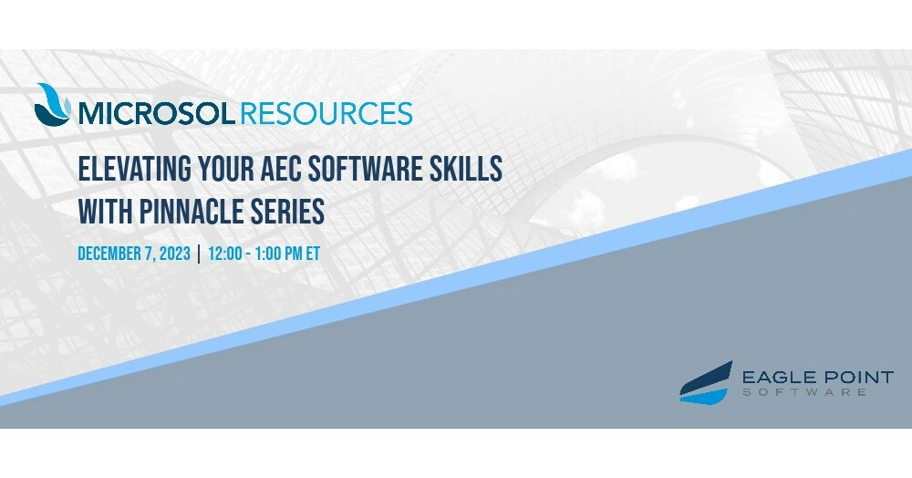Microsol Resources partners with Eagle Point Software for AEC