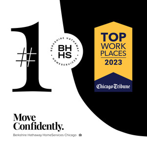 Berkshire Hathaway HomeServices Chicago Named the No. 1 Top Workplace for 2023 by the Chicago Tribune