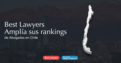 Best Lawyers®, La compañía de investigación y reconocimientos legales Purely Peer Review™ más antigua y respetada a nivel mundial, amplía hoy sus rankings en Chile para incluir a los abogados en las primeras etapas de sus carreras en la edición inaugural de Best Lawyers: Ones to Watch in Chile™.