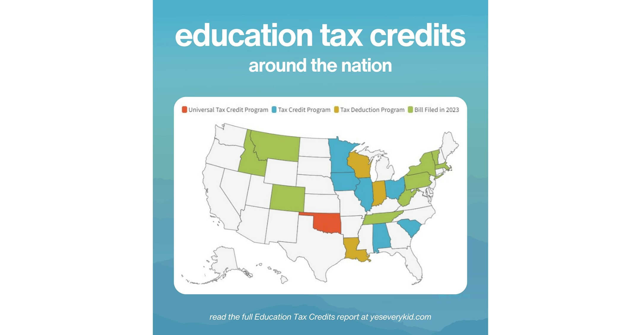 Education tax credits to gain momentum during state