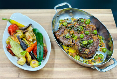 BISTECCA ALLA FIORENTINA Tuscan Style 32oz Beef Porterhouse Steak, Vegetable and New Potato Casserole