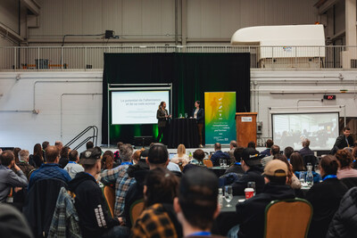C’est devant plus de 200 personnes, tant en présentiel qu’en direct sur le Web, que le rendez-vous annuel de l’organisme s’est tenu. (Groupe CNW/Institut national des mines)
