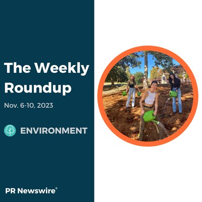PR Newswire Weekly Environment Press Release Roundup, Nov. 6-10, 2023. Photo provided by Clarins USA. https://prn.to/3sqF2l8