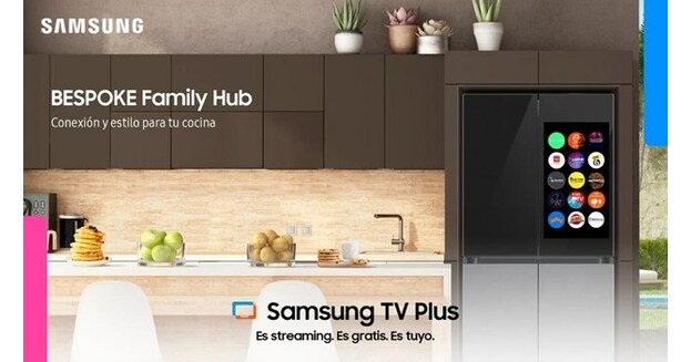 Samsung TV Plus llega a los refrigeradores Family Hub