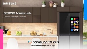Samsung TV Plus llega a los refrigeradores Family Hub