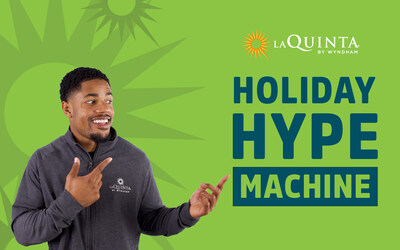 La Quinta by Wyndham is teaming up with New York Giants wide receiver Sterling Shepard to launch the "Holiday Hype Machine," a personalized video-sharing experience where users can create and share custom hype-up messages with co-workers, friends, and family in need of an extra boost to conquer their holiday doldrums.