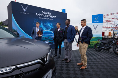 VinFast Dealer Announcement at Electrify Expo 2023