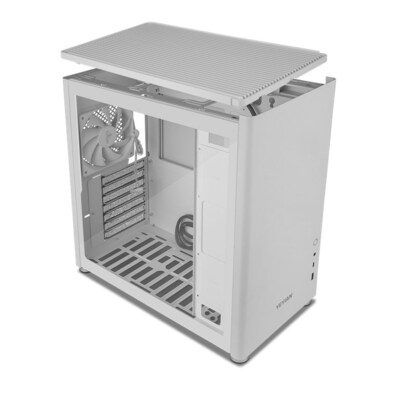 YEYIAN Gaming HUSSAR PLUS Mid Tower Gaming PC Case_White_picture2