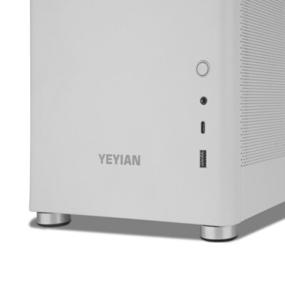 YEYIAN Gaming HUSSAR PLUS Mid Tower Gaming PC Case_White_picture4