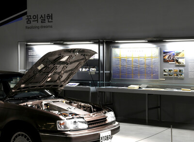 Hyundai Motor's first EV prototype based on Sonata Y2 (PRNewsfoto/Hyundai Motor Company)