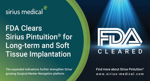 FDA Clears Sirius Pintuition® for Long-term and Soft Tissue Implantation