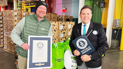 The makers of the Jennie-O® turkey brand today announced that they have shattered the previous GUINNESS WORLD RECORDS title for the “Largest Donation of Turkeys in 24 Hours” with their donation of 15,000 whole turkeys, made today on World Kindness Day.