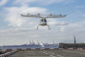Volocopter deslumbra con su primer vuelo en la ciudad de Nueva York