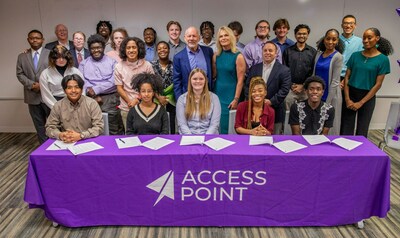 Access Point signing ceremony with 30 new registered apprentices.