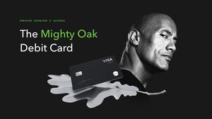 Dwayne Johnson Launches Mighty Oak Debit Card with Acorns