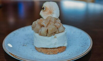 The new menu will feature an array of desserts, such as the caramelized apple pie (pictured here), the guerrero sorbet, valhrona chocolate cake and chocolate pecan pie a la mode.