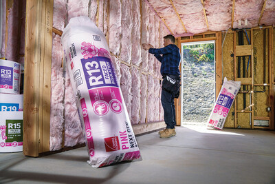 PINK Next Gentm Fiberglastm insulation uses more than 1 billion pounds of glass recycled each year.