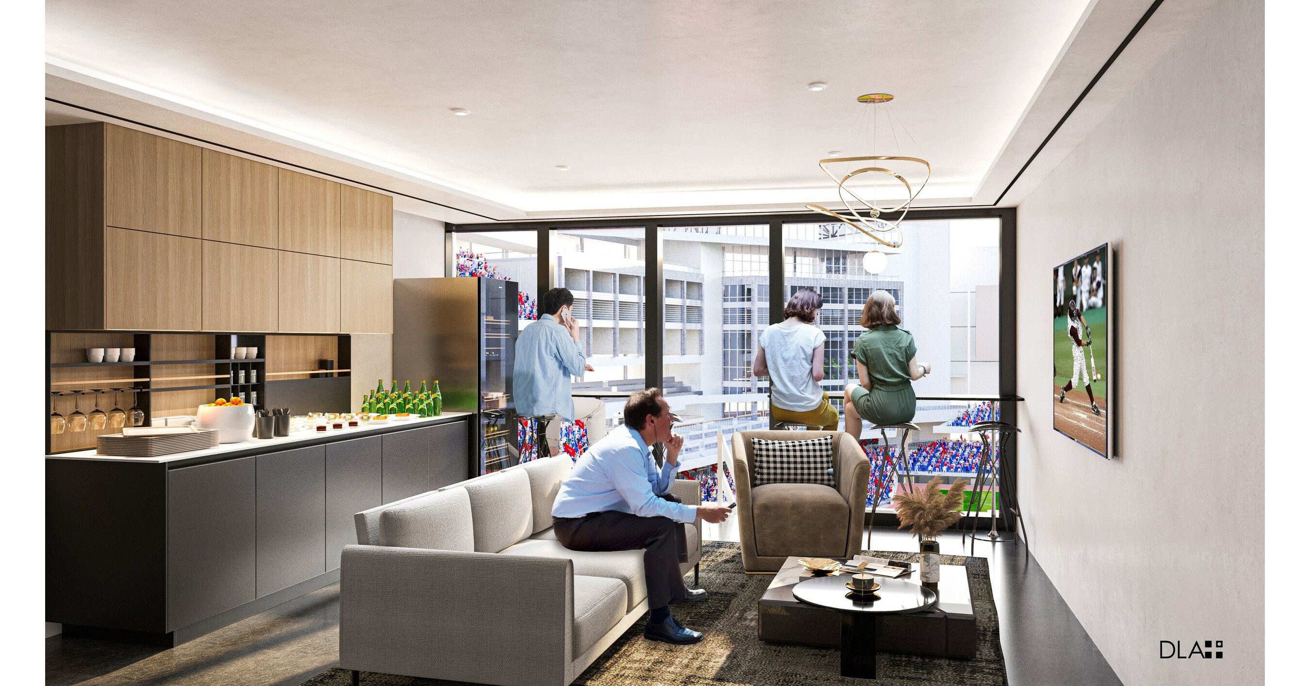 DLA+ Architecture and Interior Design Named Stadium Design Architect ...