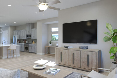 Take a peek inside the new Marley model, available in Tenison Village at Buckner Terrace, just outside the heart of downtown Dallas, TX. (CNW Group/Mattamy Homes Limited)