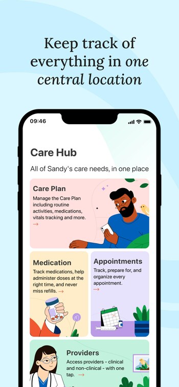Kinary Caregiver App - Keep track of everything in one central location