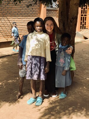 Uplift Malawi - Alaina Baker with Students