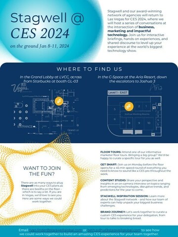 Stagwell returns to CES 2024.