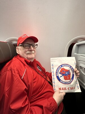 Don on the Badger Honor Flight