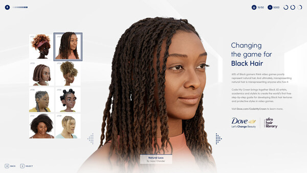 Dove and Open Source Afro Hair Library Launch Code my Crown: the World ...