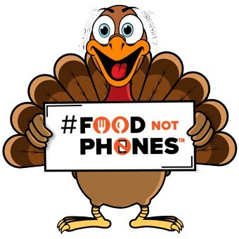 Join the #FoodNotPhones Thanksgiving Challenge to Put Down Your Phone During Mealtime