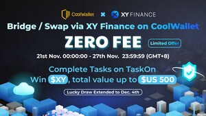 Penawaran CoolWallet: Biaya Layanan "Bridge/Swap" GRATIS dan Meraih $XY, Hadiah Total Senilai US$ 500