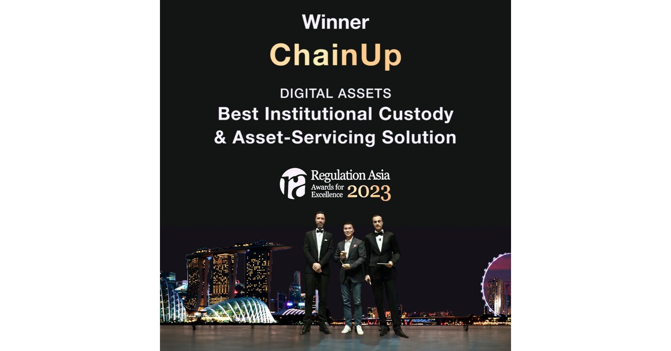 ChainUp reconocido en los 2023 Regulation Asia Awards for Excellence