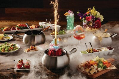 Available at all Melting Pot locations– just in time for the holiday season – the Ultimate 5-Course Experience features a lavish celebration, from Chef-Crafted Cheese Fondue with NEW! Double Dippers to Premium Entrées to the grand finale with a Chocolate Explosion Fondue that arrives with fire and sparkles.