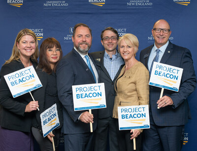 Project Beacon recently launched during an event at University of New England (PRNewsfoto/Ellucian)