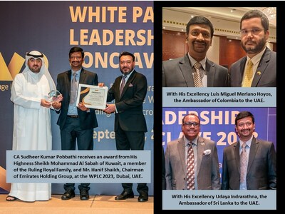 India’s Financial Virtuoso Sudheer Kumar Pobbathi Crowned ‘Global Power Leader in Finance 2023’ at WPLC 2023 in Dubai