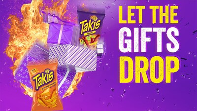 Brand announces “Let The Gifts Drop” sweepstakes, provides chance to win exclusive Takis® prizes and delicious snacks