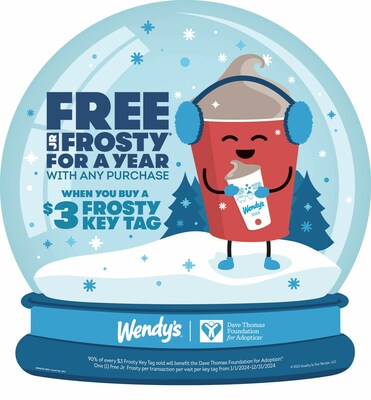 ‘Tis Frosty Key Tag Season: $3 for 365 Days of Free* Jr. Frosty Treats